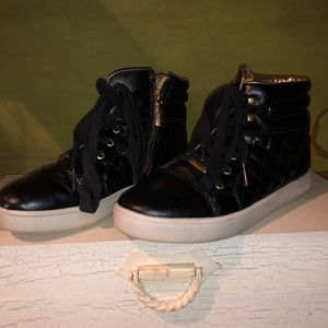 Michael Kors “Ivy Casey” Hightop Quilted Sneakers